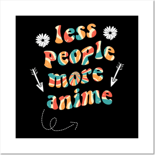 less people more anime Posters and Art